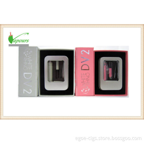 900mah Green E Cigs Starter Kit / Dv2 Pen Vaporizer For Wax Oil